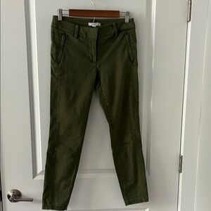 LOFT Olive Green Slim Fit Pants